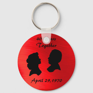 RUBY ANNIVERSARY-KEYCHAIN NYCKELRING