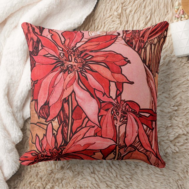 Ruby av Alphonse Mucha Kudde (Filt)