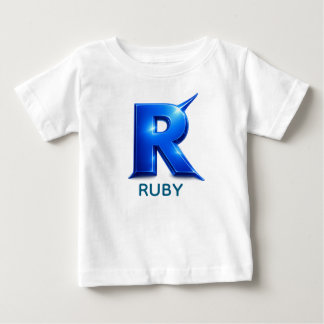 RUBY! Baby T-shirt lägg till ditt namn
