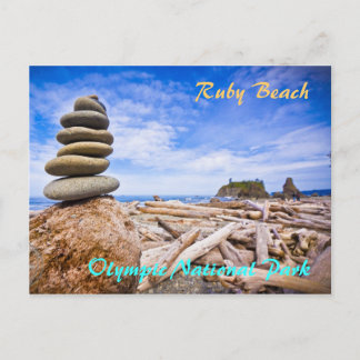 Ruby Beach - Olympic National Park Vykort