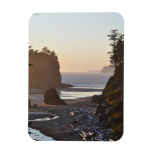 Ruby Beach på Stilla havet Magnet