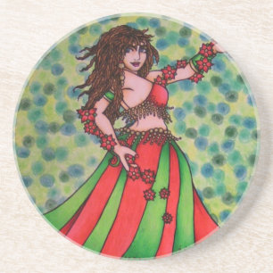Ruby Belly Dancer Underlägg