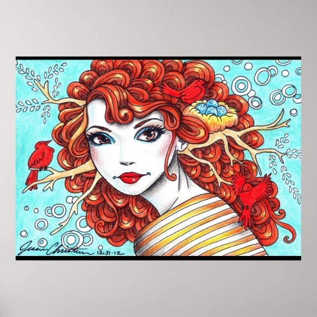 Ruby Bird Rosie Poster (Framsidan)