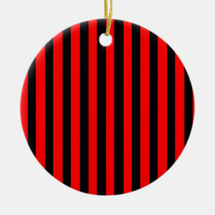 Ruby Black Ceramic Ornament