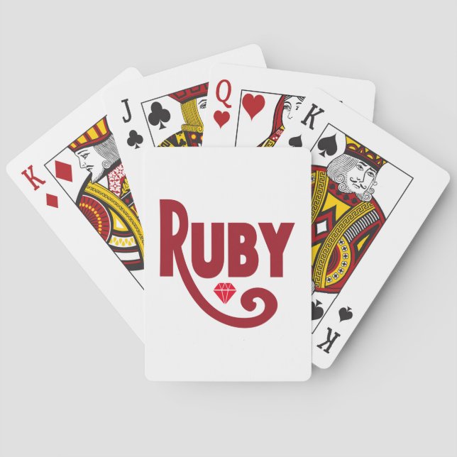 Ruby Casinokort (Baksidan)
