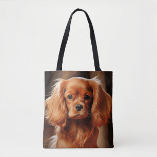 Ruby Cavalier Kung Charles Spain Tygkasse