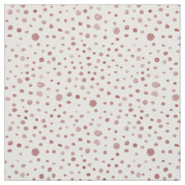 Ruby Confetti Watercolor Dots Fabric Tyg