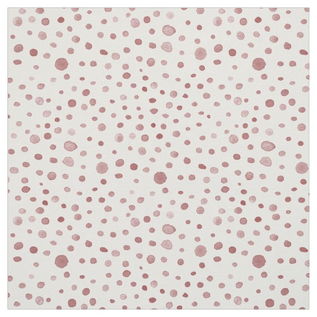 Ruby Confetti Watercolor Dots Fabric Tyg (Provkarta)