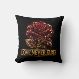 Ruby Crystal Rose – Kärlek Bleknar Aldrig Kudde