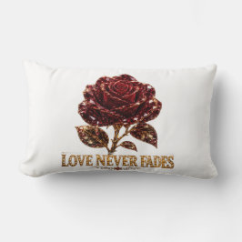 Ruby Crystal Rose – Kärlek Bleknar Aldrig Lumbarkudde