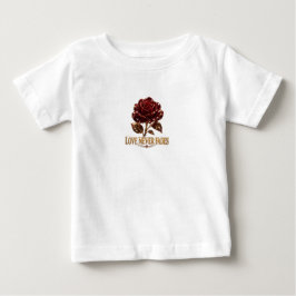 Ruby Crystal Rose – Kärlek Bleknar Aldrig T Shirt