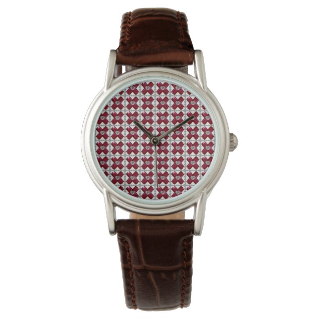 Ruby Diamond Art, Red Armbandsur (Framsida)