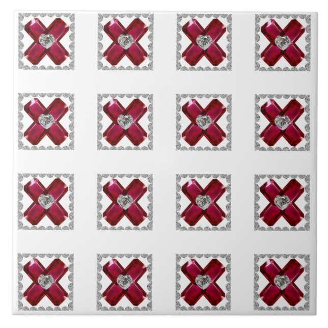 Ruby Diamond Art, Red Kakelplatta (Framsidan)