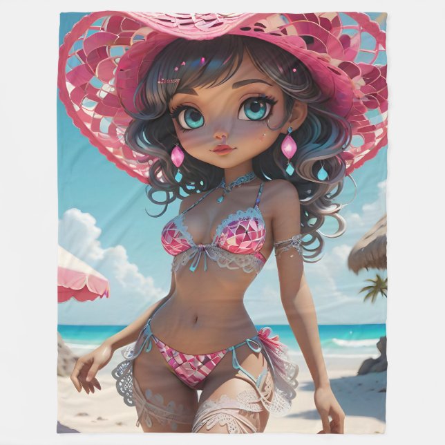 Ruby Dollz Fleece Blanket (Framsidan)