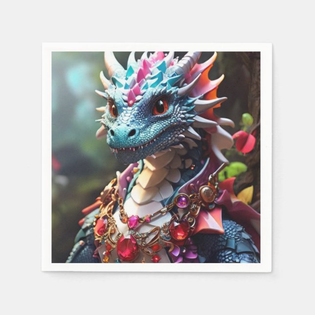 Ruby Dragon Pappersservett (Framsidan)