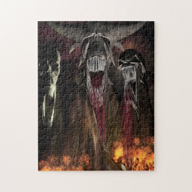 Ruby Falls Horror Art Pussel (Vertikal)