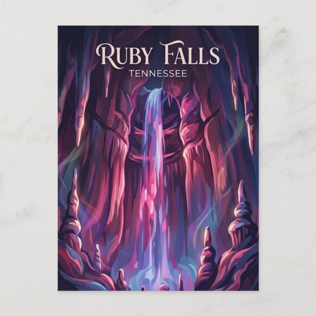 Ruby Falls Tennessee Vykort (Framsida)