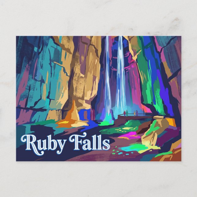 Ruby Falls Tennessee Vykort (Framsida)