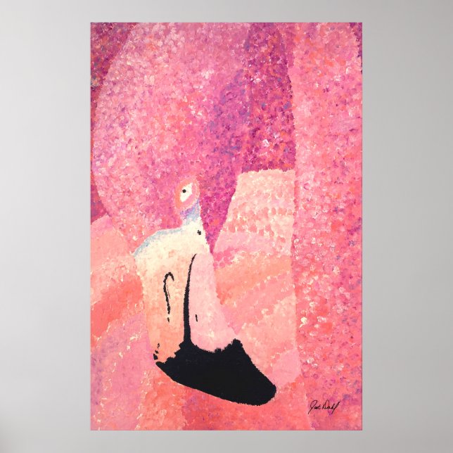 Ruby Flamingo - Av Just Dahl Poster (Framsidan)