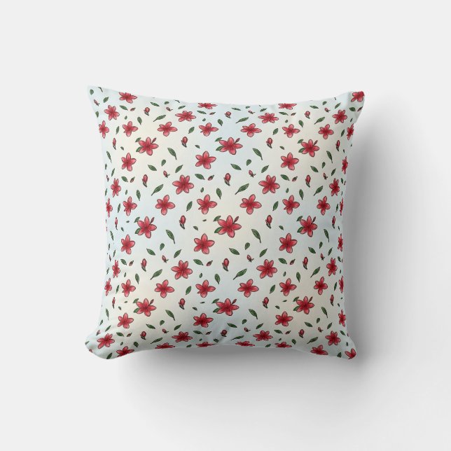 Ruby Frangipani Stugträdgårdsdynor Kudde (Framsida)