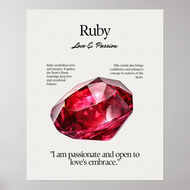 Ruby Gem Crystal Meths Poster (Framsidan)