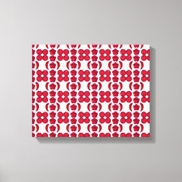 Ruby Gemstone Art, Red Canvastryck