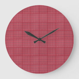 Ruby Gemstone Art, Red Stor Klocka