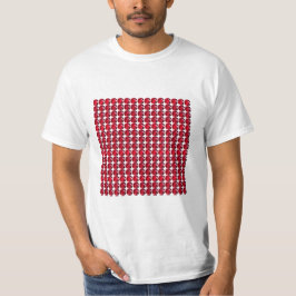 Ruby Gemstone Art, Red T Shirt