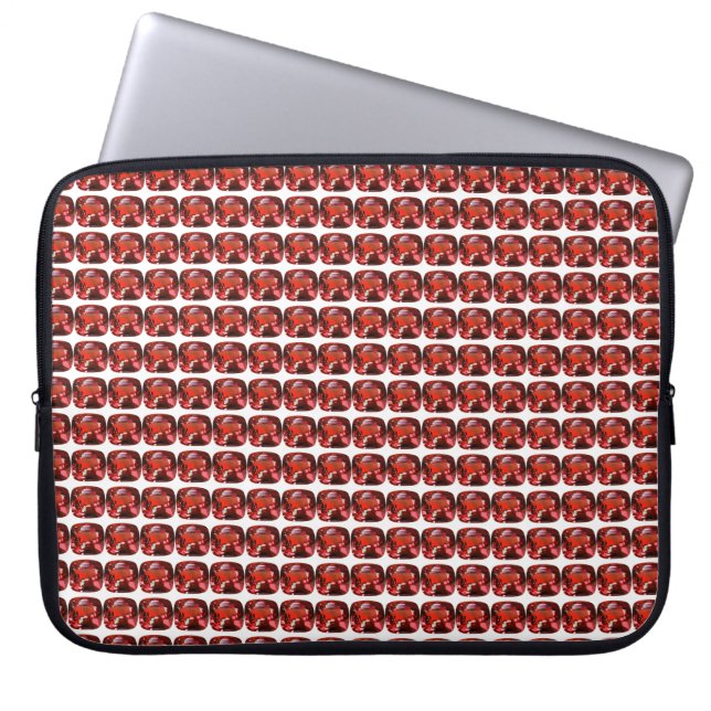 Ruby Gemstone Red Laptop Fodral (Framsidan)