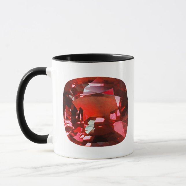 Ruby Gemstone Red Mugg (Vänster)