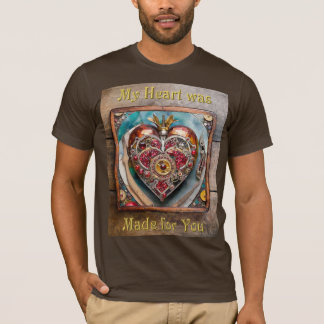 Ruby Granatäpple Hjärtat Steampunk-serien T Shirt