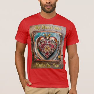 Ruby Granatäpple Hjärtat Steampunk-serien T Shirt