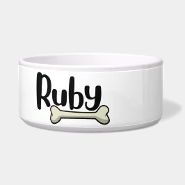 Ruby - hund personlig bowl