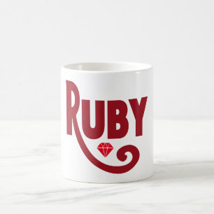 Ruby Kaffemugg