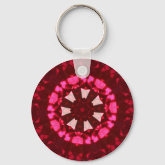 Ruby Kaleidoscope Nyckelring