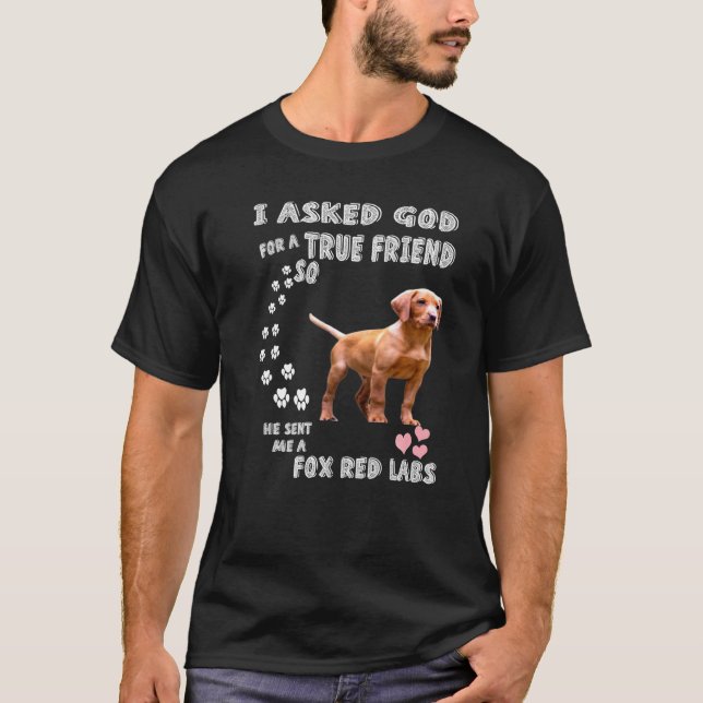 Ruby Labrador Hund Mamma Pappa-citattecken Cute Fo T Shirt (Framsida)