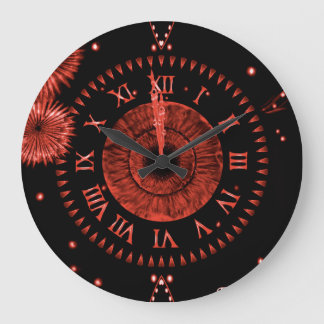 Ruby Midnight Clock Stor Klocka