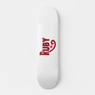 Ruby Mini Skateboard Bräda 18,5 Cm