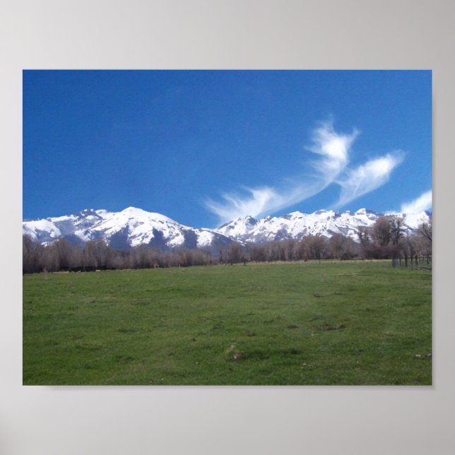 Ruby Mountains i april Poster (Framsidan)