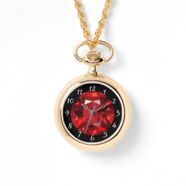 Ruby Necklace Watch Armbandsur