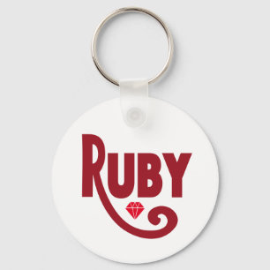 Ruby Nyckelring