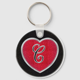 Ruby och Onyx Keychain Nyckelring