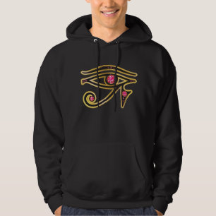 Ruby Öga i Ra i Guld Manar Hooded Sweatshirt Med Luva