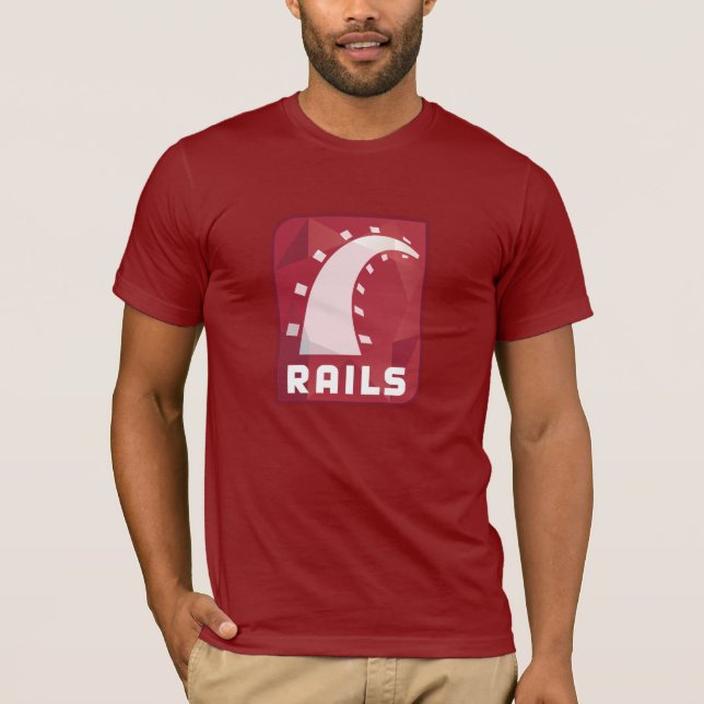 Ruby på stångT-tröja (rubyen) Tee (Framsida)