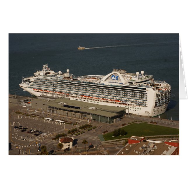 Ruby Princess Cruise, SF-kort Hälsningskort (Framsidan Horizontal)