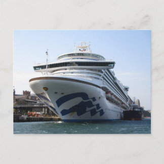 Ruby Princess Docked at Circular Quay Postcard Vykort