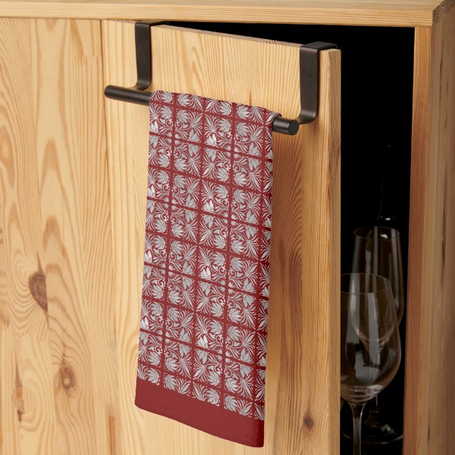 Ruby Red Essence Köksband Kökshandduk (Thirds Fold)