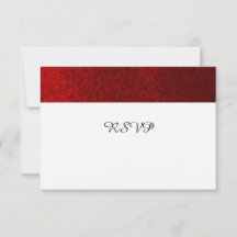 Ruby Red Falskt Glitter RSVP