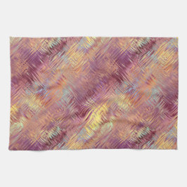 Ruby Red Liquid Mönster Kökshandduk