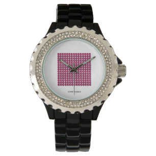 Ruby Red Motif Armbandsur